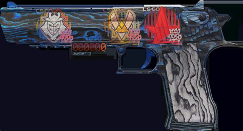 Desert Eagle Stattrak Compensado Azul Cs Bleik Store