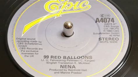 Nena Red Balloons Single Youtube