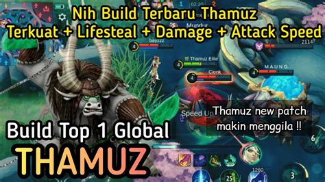 Terkuatthamuz Top Global Build Thamuz Paling Sakit Emblem Thamuz