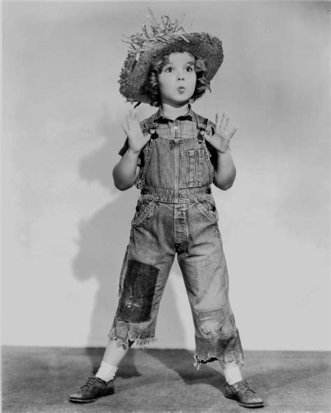 Shirley Temple Dancing in Jumper Suit with overalls and a straw hat ...