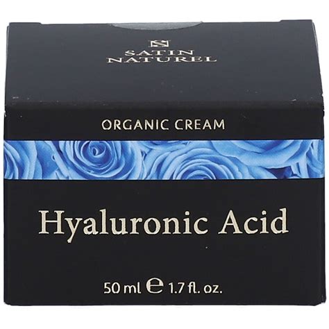 SATIN NATUREL Hyaluronsäure Creme Bio 50 ml Shop Apotheke