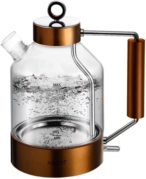 Electric Kettle Ascot Glass Electric Tea Kettle L W Tea Heater