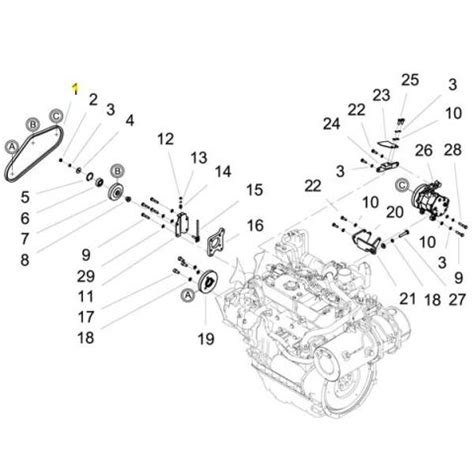 Yanmar Genuine Air Con Belt Sv A Machine Serve