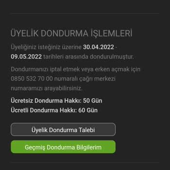 MACFit İstanbul Avrupa MACFit Üyelik Dondurma Ve Aktif Etme Şikayetvar