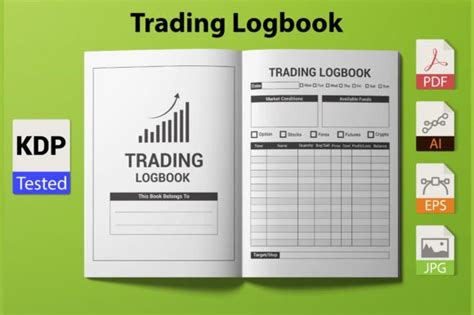 Trading Logbook Kdp Interior Graphic By Kdp Unique Creative Fabrica