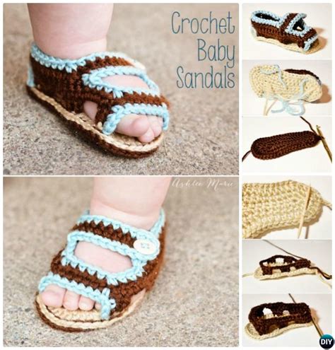 20 Crochet Baby Flip Flop Sandals FREE Patterns