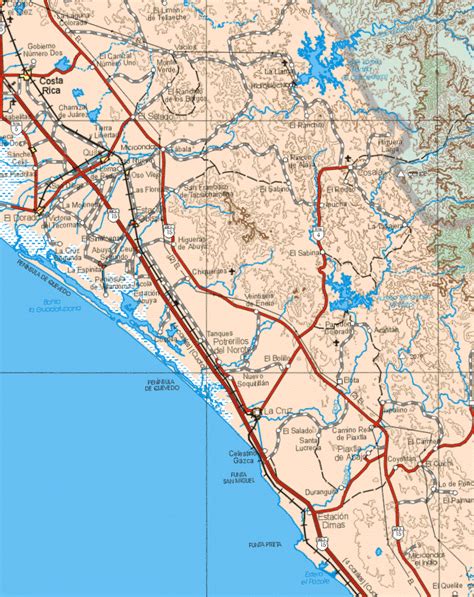 Mapa de Sinaloa mexico [11] - Mapa de Sinaloa, Mexico, S.E. Seccion 11/16