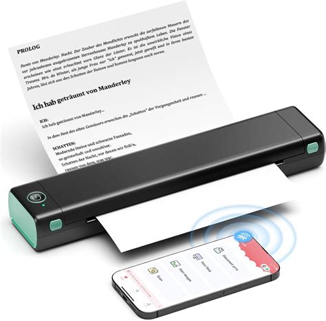 Itari Bluetooth Thermodrucker Mobiler Drucker A Tragbarer Drucker