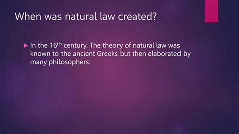 Natural Law 3pptx Free Download