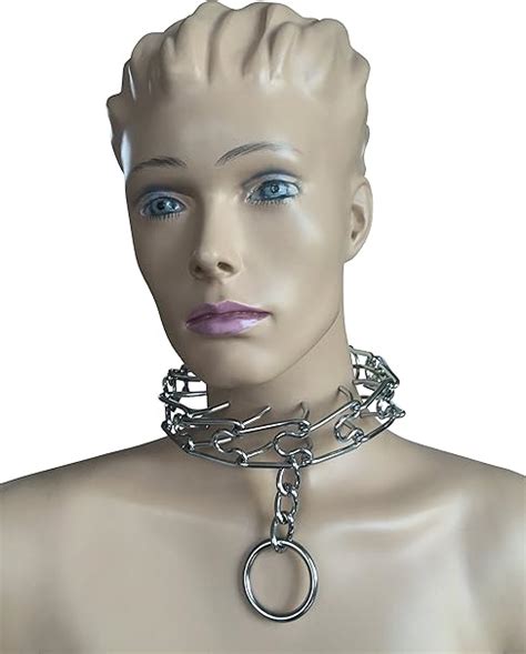 Tula Toys Bondage Erotik Stahl Halsband Stachel Sklaven Halsband Mit O Öse Amazon De Drogerie