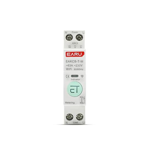 Tuya Smart Wifi Mcb Circuit Breaker With Real Time Power Metering And