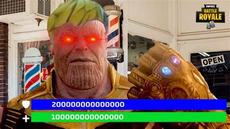 Thanos Fortnite Meme