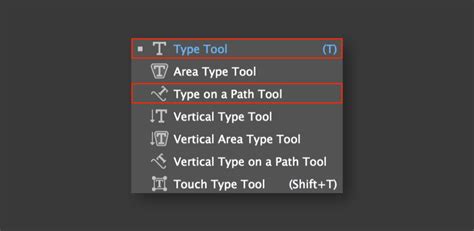 type tool  illustrator  alter sample text