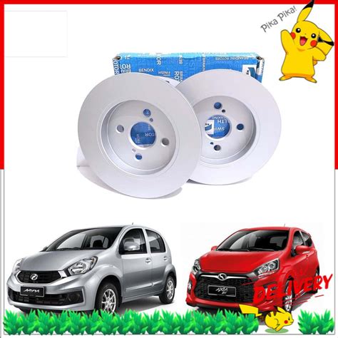 Bendix Front Disc Rotor Perodua Myvi Lagi Best Bezza Axia