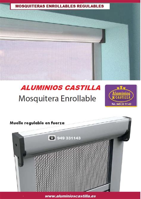 Mosquitera Enrollable Aluminios Castilla Taller De Aluminio Y Pvc