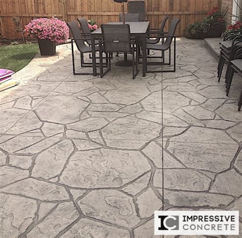 Impressive Concrete Concrete Patios Portfolio 003 Stamped