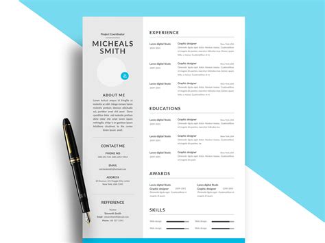 Modern PSD Resume Template Free In 2025 ResumeKraft