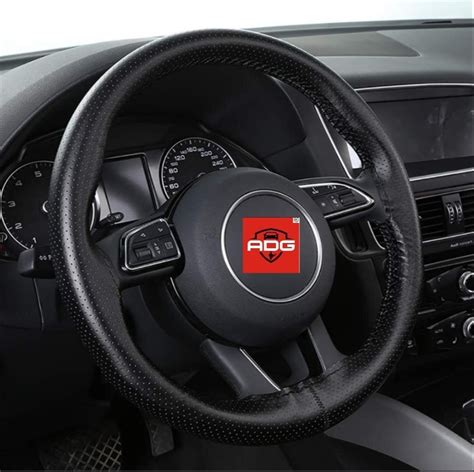 Black Leather Car Steering Wheel Cover At Rs 150 Piece In New Delhi