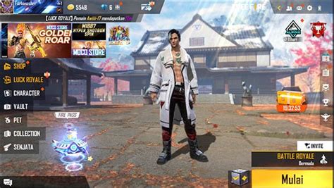 Cara Mendapatkan Gun Skin Parafal Aurora Oni Free Fire