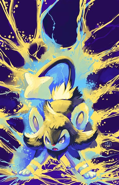 Discharge Pokémon Luxio HD phone wallpaper Pxfuel