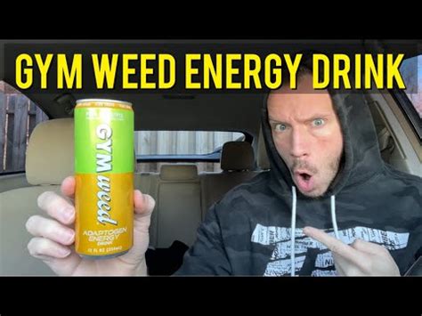 Gym Weed Energy Drink REVIEW Pear Pineapple Adaptogen Energy YouTube