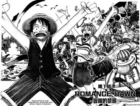 One Piece Chapter 1 Romance Dawn Page 2 One Piece Manga One Piece