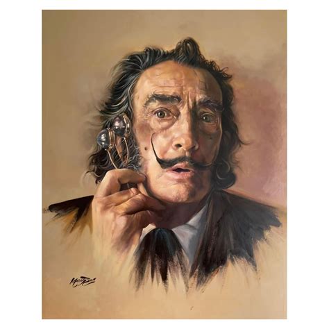 Important Portrait De Salvador Dali Du 21e Siècle En Vente Sur