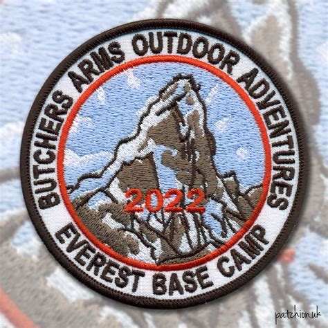 Everest Base Camp Custom Embroidered Emblems - Custom Embroidered Patches | Best Quality ...