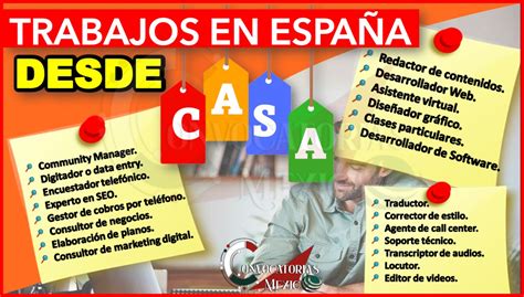 ≫ Trabajos En España Desde Casa 2023 2024 ️【 Junio 2024】