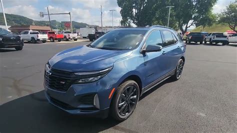 Lakeshore Blue Metallic Chevrolet Equinox Rs Package Youtube