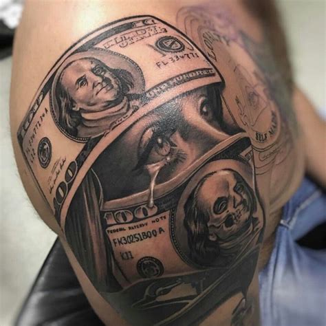 Pin by Василий Игнатов on литцо Chicano tattoos Money tattoo