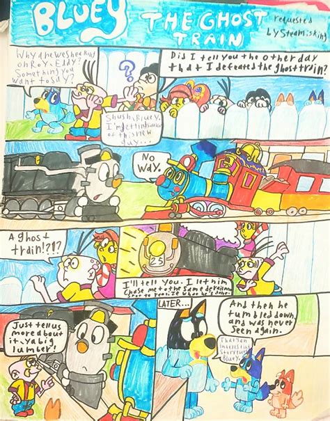 A Gossip About A Ghost Train By Raralabelle1art On Deviantart