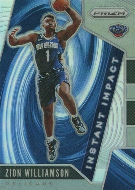 Zion Williamson 2019 Prizm Instant Impact Silver PSA 9 Price Guide