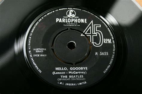 Popsike Beatles Hello Goodbye Parlophone R Original