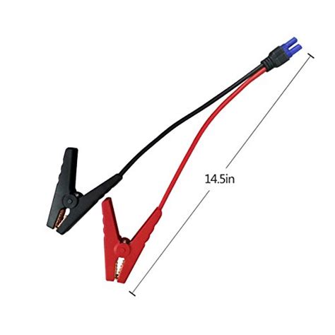 Kuncan Ec5 Jump Starter Cable With Battery Clamps 12v Replacement