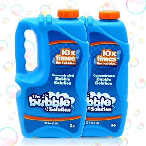 Syncfun 2 Bottles Bubble Solution Refill64 Oz Bubble Up To 5 Gallon