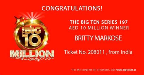 Indian Expat Wins Million Aed In Big Ticket Raffle Dubai Ofw