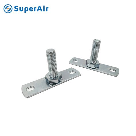 hvac high quality blue zinc plated threaded rod backplates mm
