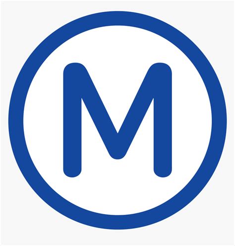 metro paris logo paris metro symbol hd png  kindpng