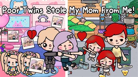 Poor Twins Stole My Mom From Me 💋👩🏼😱 Sad Story Toca Life World