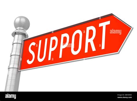 support red signpost stock photo alamy