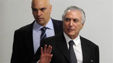 Temer Faz Alexandre De Moraes E Bolsonaro Conversarem Antes De