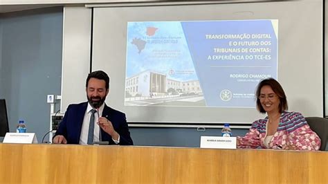 Tce Es Presidente Rodrigo Chamoun Apresenta Palestra Sobre A