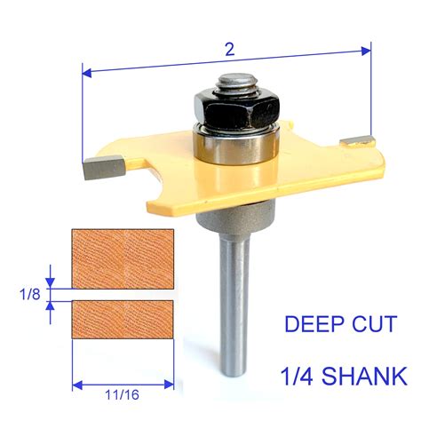 1 Pc 14 Sh 2 Diameter 18 Kerf Cut Off Deep 1116 Slot Router Bit