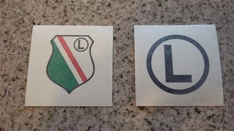 Kalkomania Naklejka Legia Warszawa Zestaw Sztuki Warszawa Kup