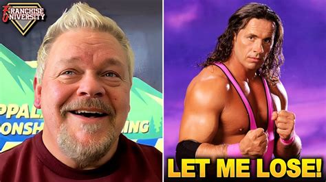 Shane Douglas On Bret Hart Wanting To Lose To Terry Funk In Youtube