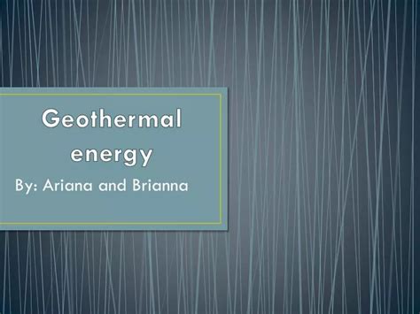 Ppt Geothermal Energy Powerpoint Presentation Free Download Id 1590003