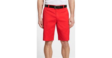 Lyst - Nike Flat Front Golf Shorts in Red for Men