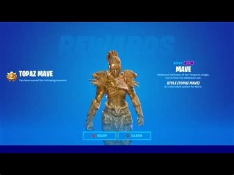 Fortnite Mave Style Topaz Maze Youtube