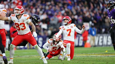 Kicker Harrison Butkers 52 Yard Field Goal Extends Kansas City Chiefs